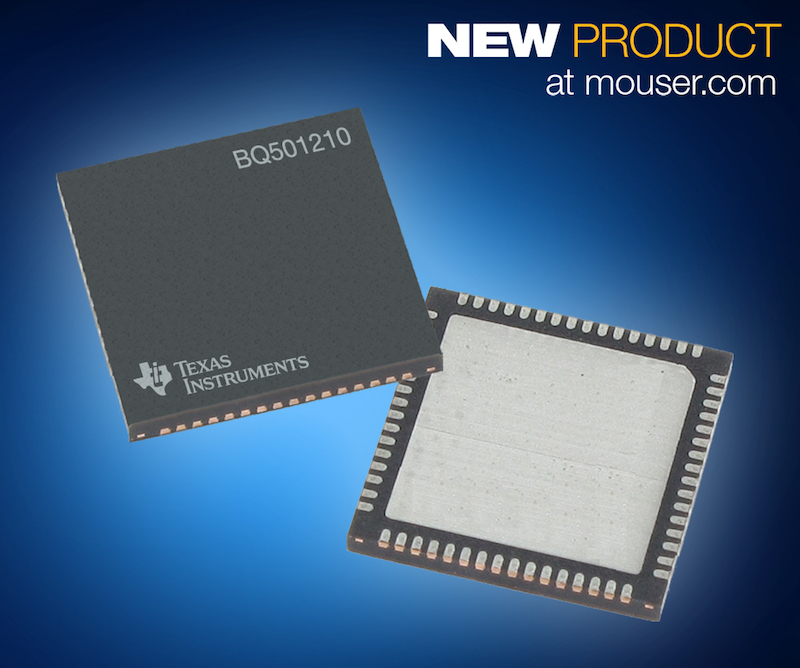 TI’s 15W Qi-certified bq501210 wireless power transmitter now at Mouser